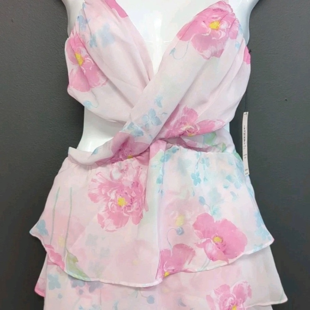 Babydoll Victoria's Secret Light Pink Floral Slip L - Picture 5 of 7